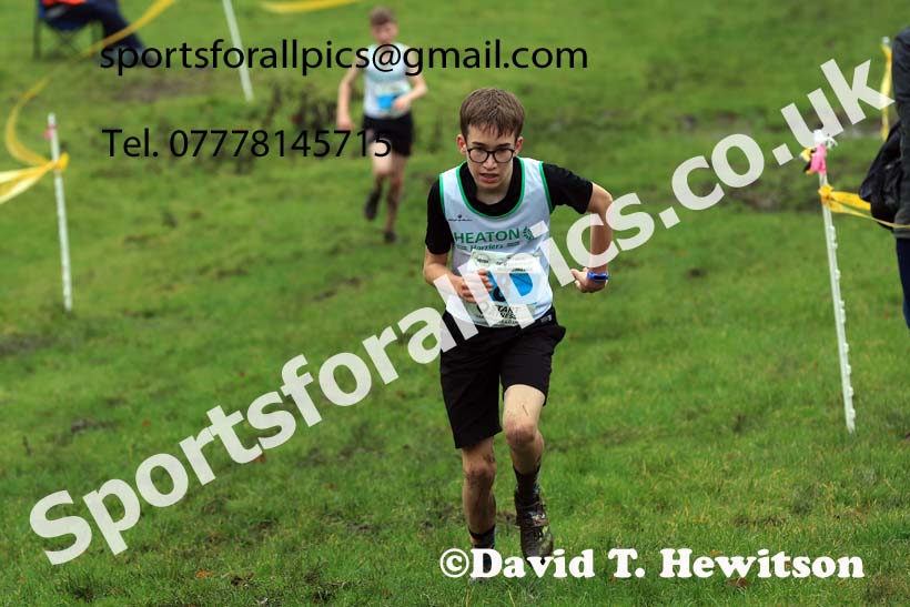 Boys under-15s 2023 NECAA Cross Country Relays, Thornley Hall Farm, Peterlee, County Durham. Photo: David T. Hewitson/Sports for All Pics